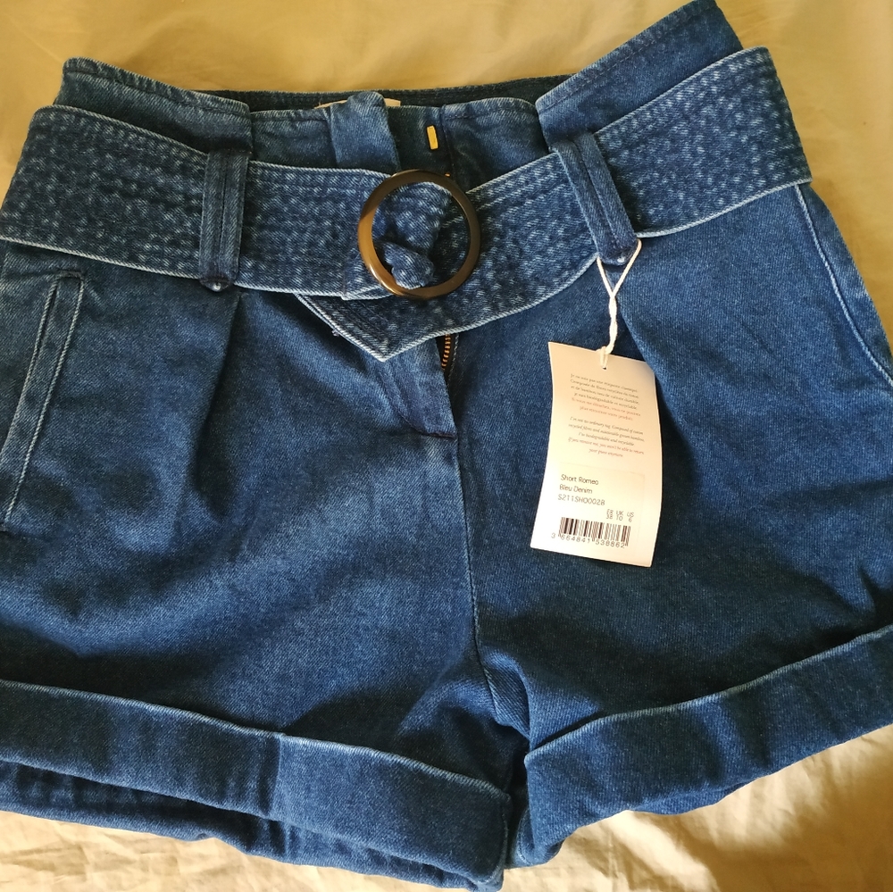 Denim shorts